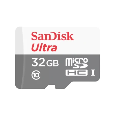 Afbeelding van SanDisk Ultra MicroSDHC 32GB Geheugenkaart met SD Adapter