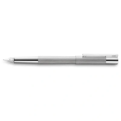 Afbeelding van Lamy Scala Brushed Steel FP F Gratis graveren
