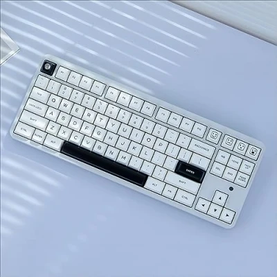 Afbeelding van Tweekleurige Keycaps, 160 Toetsen/ABS/SA profiel/Double Shot Keycap Voor Aangepast Mechanisch Toetsenbord (Color : White)