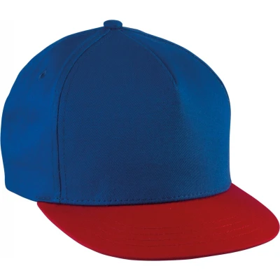 Afbeelding van K up Snapback Kinderpet 5 Panelen KP147 Royal Blue / Red