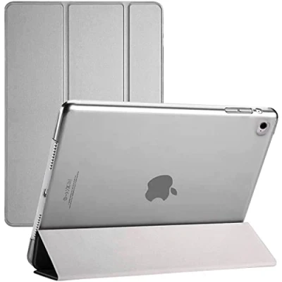 Afbeelding van TechDealsUK iPad Air (1e Generatie ALLEEN) 2013 A1474 A1475 A1476 Smart Case met Magnetische Wake/Sleep 1 (Zilver)