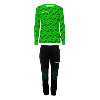Afbeelding van uhlsport SETS Progressive Trainingspak voor kinderen, Maat: 152, Fluo grün schwarz
