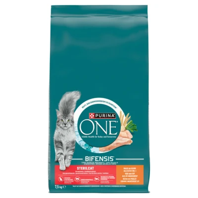 Afbeelding van Purina One Sterilcat met kip kattenvoer 2 x 7,5 kg