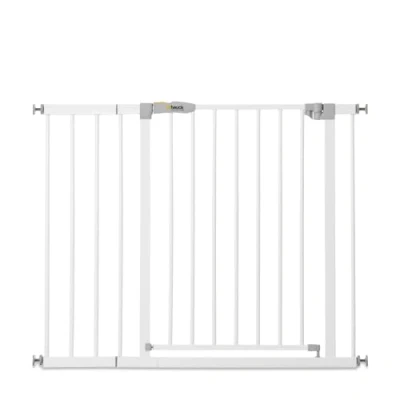 Afbeelding van Hauck Open&#039;n Stop KD Deurbescherming/Trappengaas, Incl. 21 cm Verlengstuk, 96 101 cm, Wit