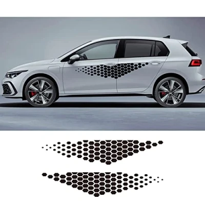 Afbeelding van Auto sticker graphics Voor/Vw Golf/4/5/6/7/TSI/TCR/Racing Decals Accessoires Stickers Deur Side Rok