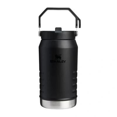 Afbeelding van Stanley IceFlow Flip Straw 2.0 Jug 1.90L 20 Uur Koud 4 Dagen met Ijs Lekvrij Roestvrijstalen Waterfles BPA Vrij Vaatwasmachinebestendig Sportfles Black