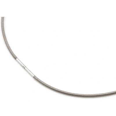 Afbeelding van Boccia 0808 01 Ketting titanium zilverkleurig 45 cm