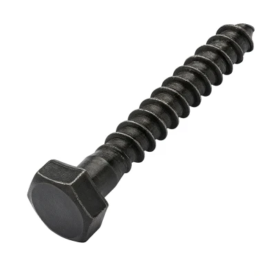 Afbeelding van Houtdraadbout zwart 8 x 60 mm 25 stuks