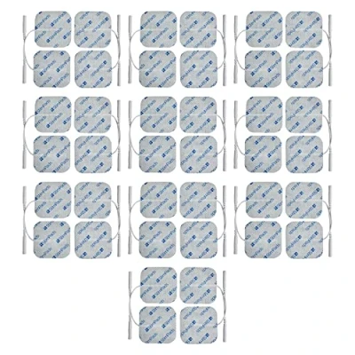 Afbeelding van StimPads TENS en EMS elektroden, maxi pack (40 stuks) van 40 x mm elektrodenpads met 2 universele pinaansluiting, betrouwbaar kwalitatief hoogwaardige kleefelektroden, gecertificeerd medisch