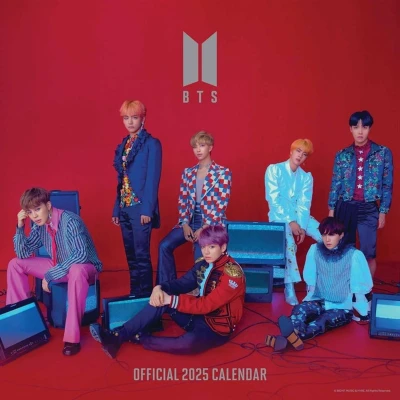 Afbeelding van BTS Bangten Boys 2025 Wandkalender: Original Danilo Kalender [Mehrsprachig] [Kalender]
