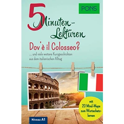 Afbeelding van PONS 5 Minuten Lektüren Italienisch A1 Dov&#039;è il Colosseo?