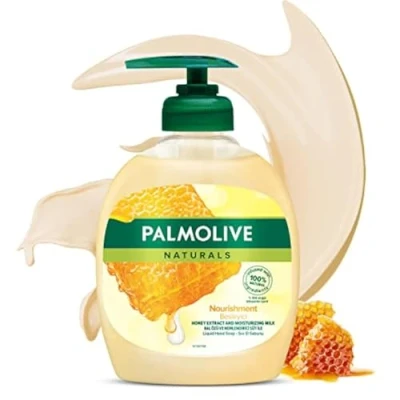Afbeelding van 6x Palmolive Vloeibare Zeep met pompdispenser Melk &amp; Honing 300ml