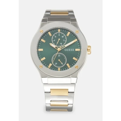 Afbeelding van Guess JET Chronograaf silvercoloured, Heren, Maat: One Size, Silver coloured