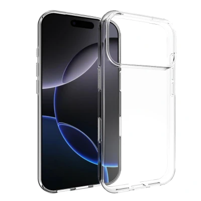 Afbeelding van Apple iPhone 17 Pro Max Hoesje Siliconen en TPU (zacht) Accezz Softcase/Backcover Transparant Telefoonhoesje