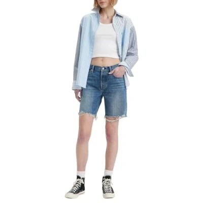 Afbeelding van Levi&#039;s 501 &#039;90S Short Jeansshort, Dames, Maat: 23, Happy break