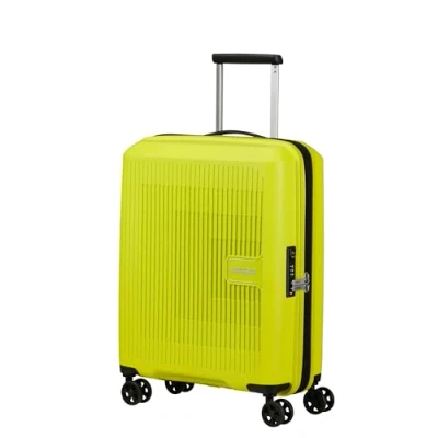 Afbeelding van American Tourister Aerostep Spinner 55 Exp light lime Harde Koffer
