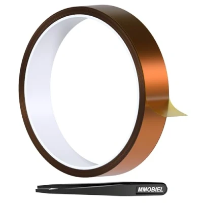 Afbeelding van MMOBIEL 25mm ESD Hittebestendige Polyimide Tape 30m Hittebestendig tot 280C.