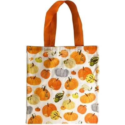 Afbeelding van Tas Shopper Autumn Harvest Pompoenen Herbruikbaar 39.5x37.5cm