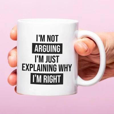 Afbeelding van Mok I&#039;m Not Arguing van Nutcrackers