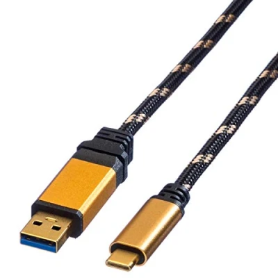 Afbeelding van ROLINE GOLD USB 3.2 Gen 1 kabel, A C, M/M, 0,5 m