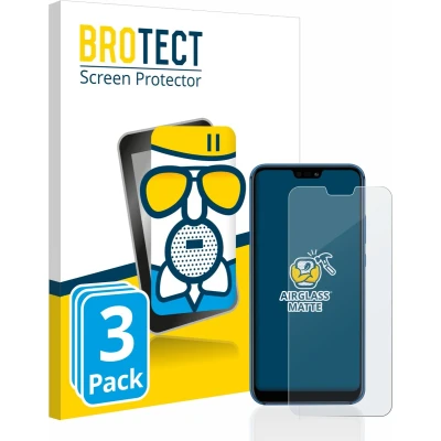 Afbeelding van BROTECT Screenprotector voor Huawei P20 lite 2018 Folie Beschermfolie Beschermglas matte (3 Stuks)
