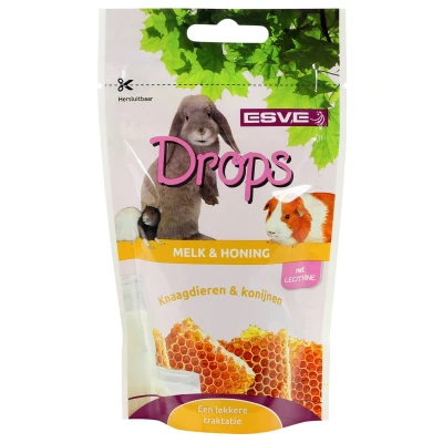 Afbeelding van Esve Knaagdier Drops Melk &amp; Honing 75gr
