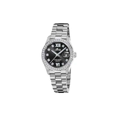 Afbeelding van LOTUS Freedom dameshorloge 18933/4 roestvrij stalen behuizing 316l zilver, zilverkleurig, Armband