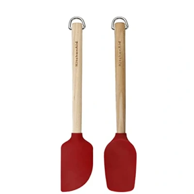 Afbeelding van KitchenAid Spatelset Core Keizerrood Berkenhout 2 Delig