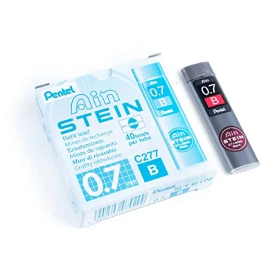 Afbeelding van Pentel C277 BO Ain steen fijne vulling, lijndikte 0,7 mm, hardheidsgraad B, 12 stuks