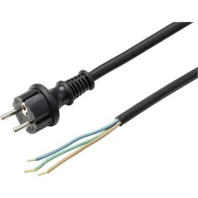 Afbeelding van Sygonix SY 6029114 Aansluitkabel Stroom Zwart 10.00 m
