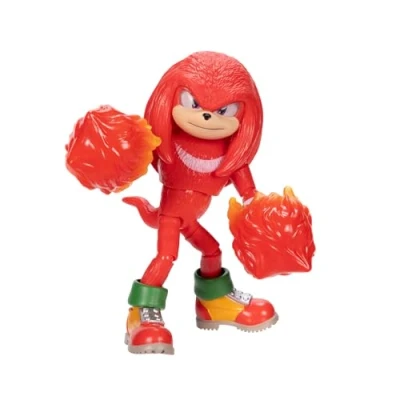 Afbeelding van Sonic 3 De Film Beweegbare Actiefiguur Knuckles Vuist van Vuur 12,7 cm Officiële Sega Licentie Speelgoed Voor Kinderen Fans Verzamelbare Figuur Cadeau idee vanaf jaar