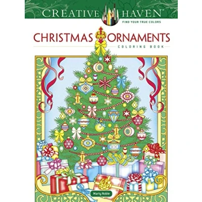 Afbeelding van Creative Haven Christmas Ornaments Coloring Book