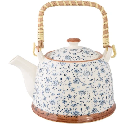 Afbeelding van Clayre &amp; Eef Blauwe Theepot 18*14*12 cm / 700 ml 6CETE0012