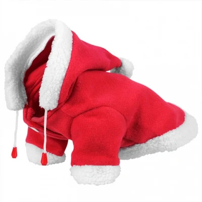 Afbeelding van QHP Kerst Hondendeken rood maat:30