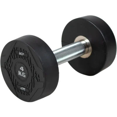 Afbeelding van Muscle Power Ronde Dumbbell Rubber Per stuk 4 kg