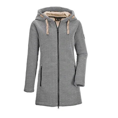 Afbeelding van G.I.G.A. DX Dames Gebreid fleeceparka/fleecejack met capuchon GW 54 WMN KNTFLC PRK, deep red, 40, 37640 000