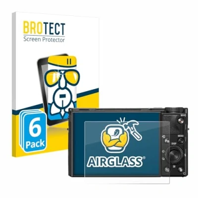 Afbeelding van BROTECT Glas Screen Protector voor Sony Cyber Shot DSC RX100 VII (6 Stuks) Schermbeschermer [9H Hardheid, Beschermglas Folie niet Gehard Glas]