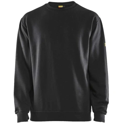 Afbeelding van Blaklader 3074 1762 Vlamvertragend sweatshirt Zwart XL