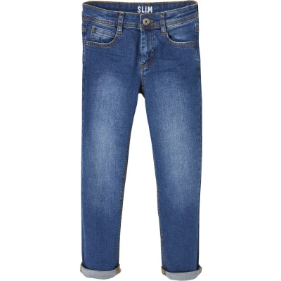 Afbeelding van Vertbaudet Slim fit jongensjeans Morphologik &quot;waterless&quot; heupomtrek SMALL