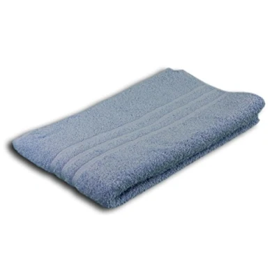 Afbeelding van Gözze Elegante handdoek set van 2, Sylt, 100% katoen, dichte basisstof (440 g/m²), 50 x 100 cm duifblauw