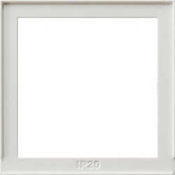 Afbeelding van Gira TX_44 overgangsplaat (IP 20) zuiver wit met vierkante uitsparing
