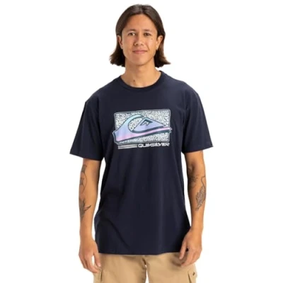 Afbeelding van Quiksilver Retro FADE SS Tshirt print, Heren, Maat: Small, Ktp0