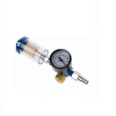 Afbeelding van DollaTek AFR2000 Luchtdrukregelaar Water Separator Trap Filter Airbrush Compressor Met Fittingen MPA Manometer Combinatie