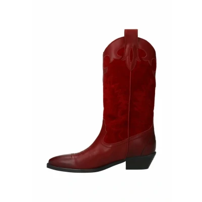 Afbeelding van sacha Cowboy/Bikerlaarzen, Dames, Maat: 36, Red Schoenen