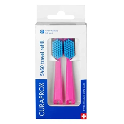 Afbeelding van Curaprox CS 5460 Refill FOR Travel SET Tandverzorging, Maat: One Size, Pink