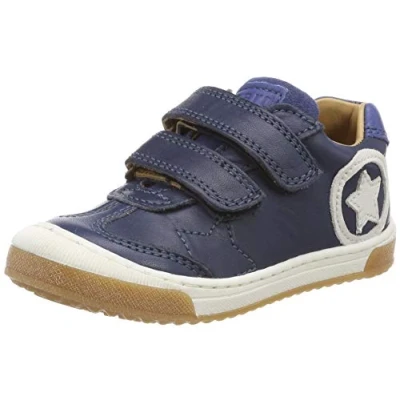 Afbeelding van Bisgaard Unisex 40332.119 Sneakers voor kinderen, Blauw Dark Blue 601 2, 34 EU