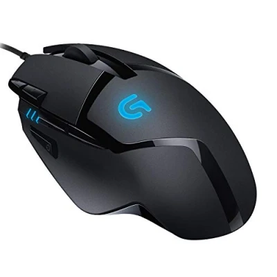Afbeelding van Logitech G402 Hyperion Fury Gaming Muis, 4.000DPI, lichtgewicht, 8 Programmeerbare Knoppen, PC/Mac Zwart