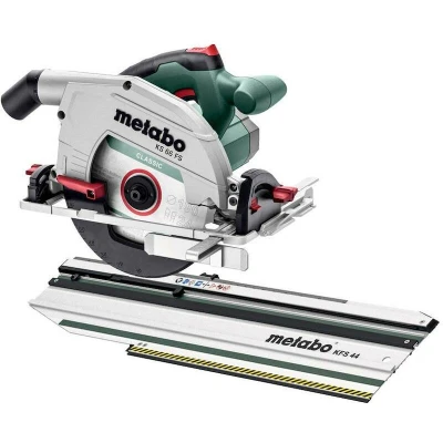 Afbeelding van Metabo KS 66 FS cirkelzaag Set 1500 Watt Mobiele afkort en Met geleiderail KFS 44 691196000