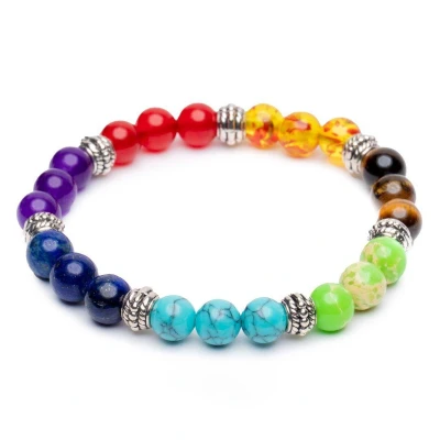 Afbeelding van Badu Chakra 7 Edelsteen Armband Kracht