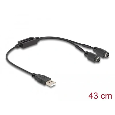 Afbeelding van Delock USB zu PS/2 Adapter HQ products